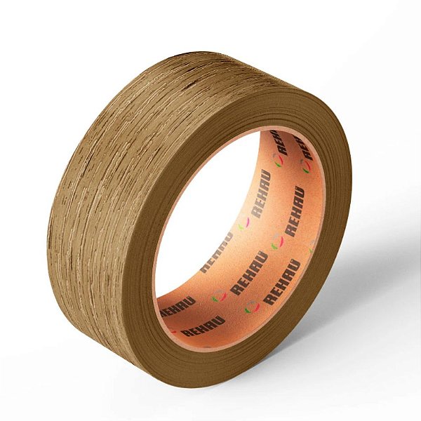 Fita de Borda Sonoma Carvalho Mel 64mm Rolo de 20m Arauco Rehau