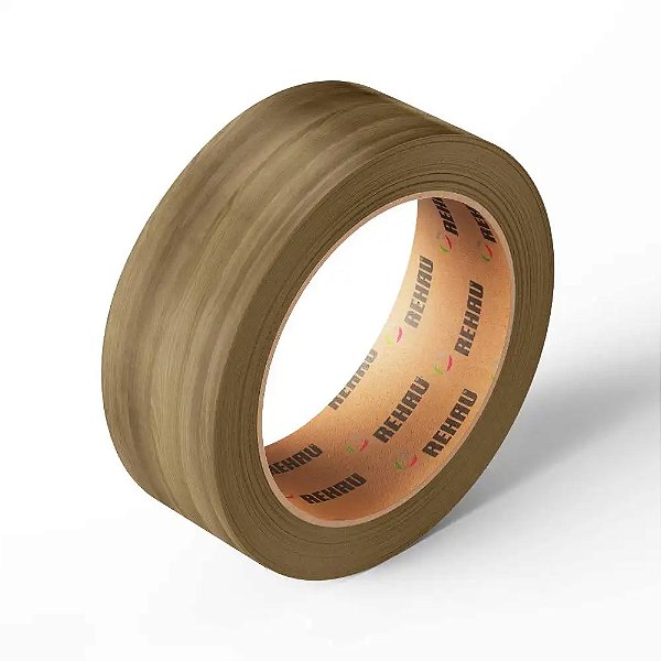 Fita de Borda PVC Acacia Carmel 65mm Rolo de 20m Duratex Rehau