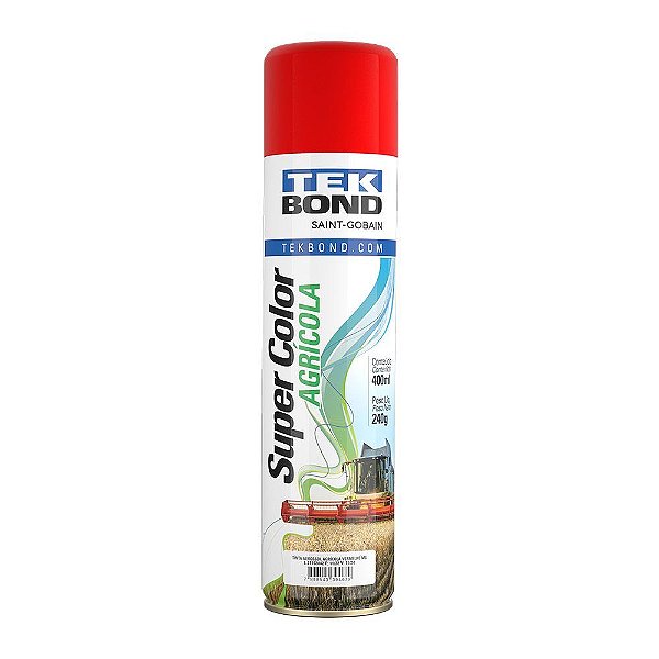 Tinta Spray Agrícola Vermelho 240gr/400ml - Tekbond