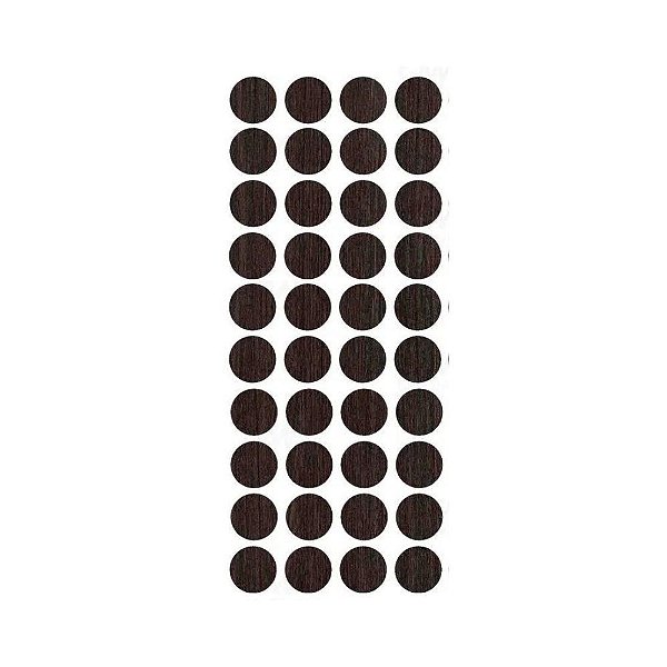 Tapa Furo Adesivo Araton Greenplac 12mm Cartela 40 unid Jfex