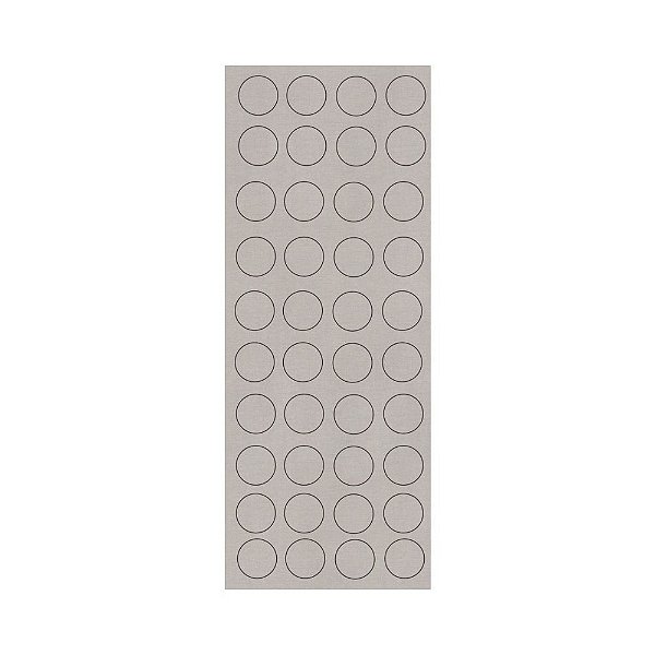 Tapa Furo Adesivo Seline Dali Greenplac 12mm Cartela 40 unid Jfex
