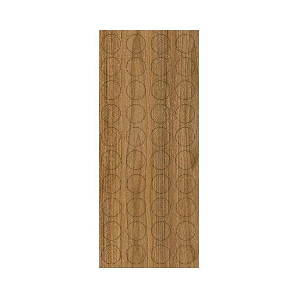 Tapa Furo Adesivo Amazonas Freijó Greenplac 12mm Cartela 40 unid