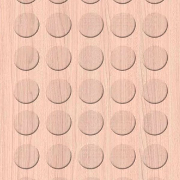 Tapa Furo Adesivo PVC Bali 12mm 40 Unidades Greenplac