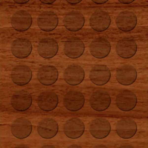 Tapa Furo Adesivo PVC Avellano 12mm 40 Unidades Greenplac Multimarcas