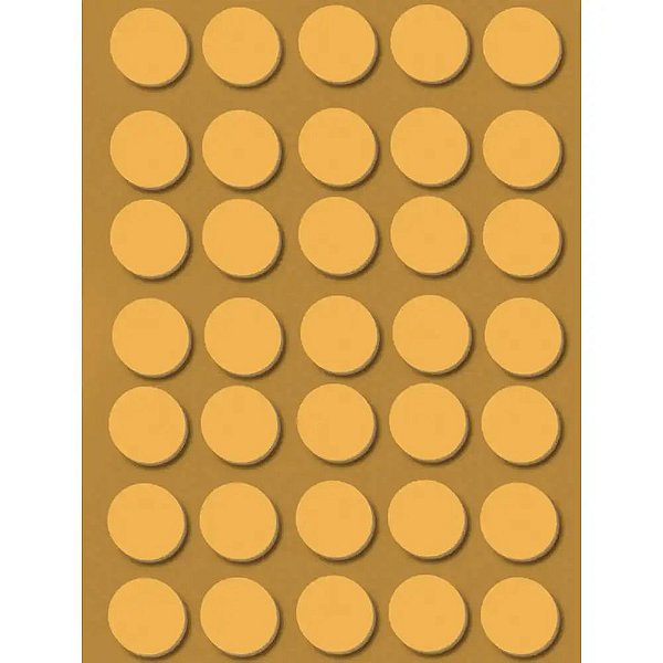 Tapa Furo Adesivo Ocre Solar 12mm 40 Unidades Duratex