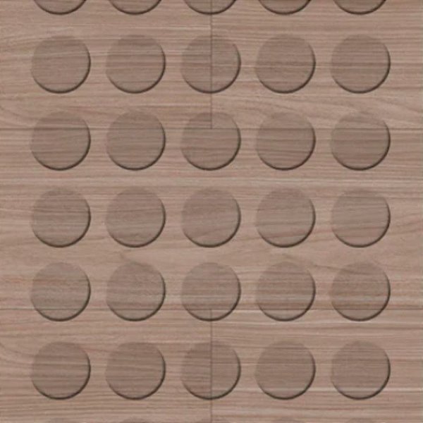 Tapa Furo Adesivo Nogueira Thar 12mm 40 Unidades Duratex