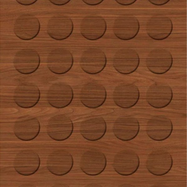 Tapa Furo Adesivo Nogueira Caiena 12mm 40 Unidades Duratex