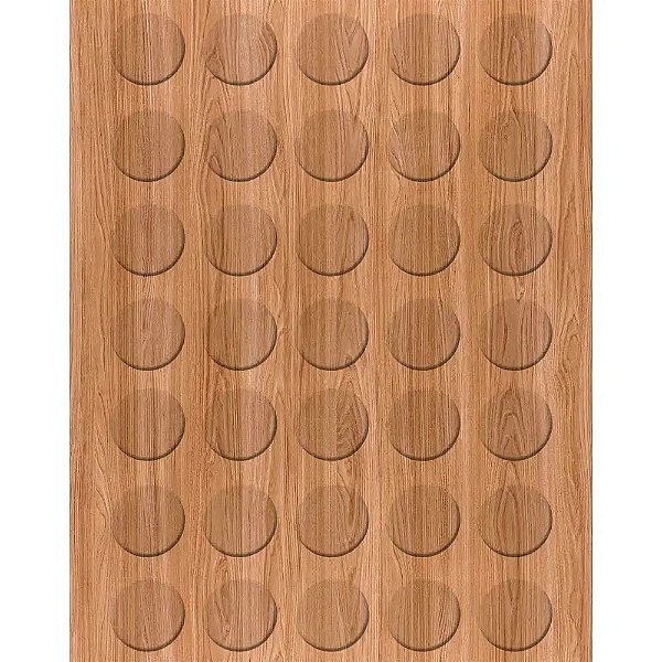 Tapa Furo Adesivo Carvalho Hanover 12mm 40 Unidades Duratex