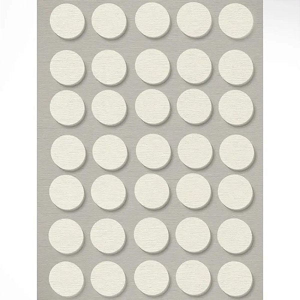 Tapa Furo Adesivo Trama Palha 12mm 40 Unidades Duratex