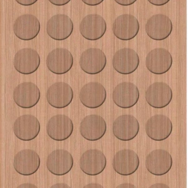 Tapa Furo Adesivo Carvalho Batur 12mm 50 Unidades Duratex