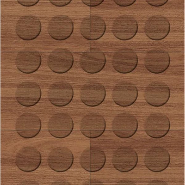 Tapa Furo Adesivo Freijó Puro 12mm 40 Unidades Duratex