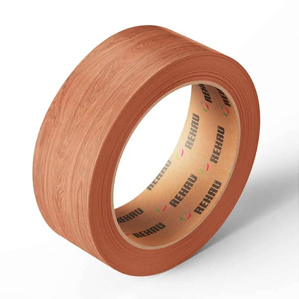 Fita de Borda Nogueira Flórida 64mm Rolo de 20mt Duratex Rehau