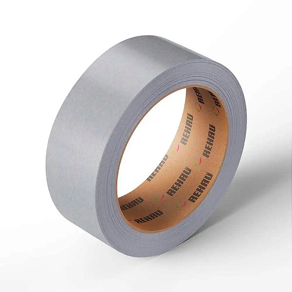 Fita de Borda Prata 64mm Rolo de 20m Duratex Rehau