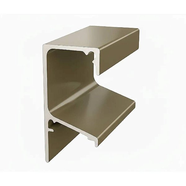 Puxador em Alumínio 6mt para MDF 15mm RM-052 Rometal