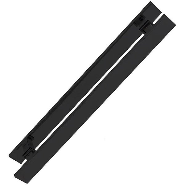 Puxador Duplo para Portas Eco Planus 300X200mm Alumínio Preto E32PR - Geris