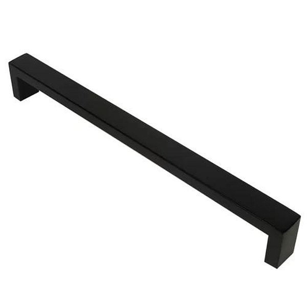 Puxador com Alça Abruzzo Inox Preto 192mm A955IE Geris