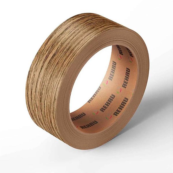 Fita de Borda Poro Louro Freijó 64mm Rolo de 20m Arauco - Rehau