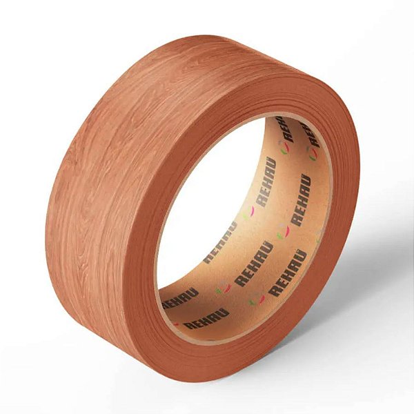 Fita de Borda Nogueira Flórida 64mm Rolo de 20mt Duratex Rehau