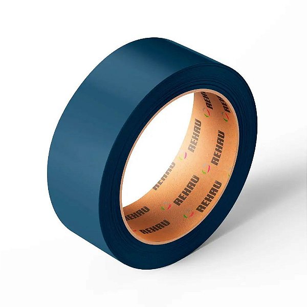 Fita de Borda PVC Azul Profundo 64mm Rolo de 20m Duratex Rehau