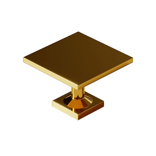 Puxador Drito IL-2249 30mm Ouro Real Italy Line