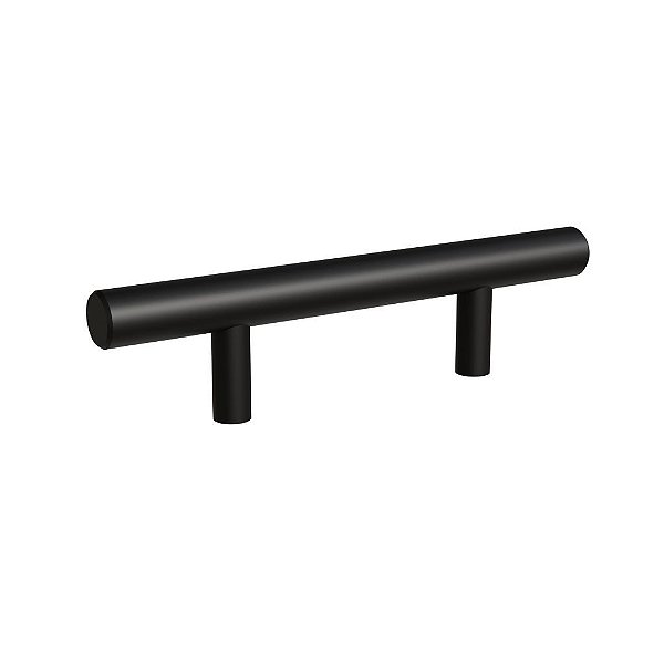 Puxador Primus IL-814 64mm Inox Preto-202 Italy Line