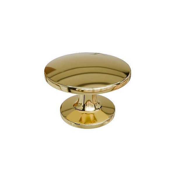 Puxador Sinnai Il-808 30mm Ouro Real Italy Line