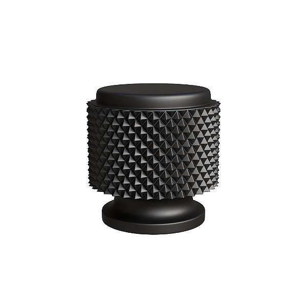 Puxador Zigrinato IL-1580 Ponto 25x28 Preto Italy Line