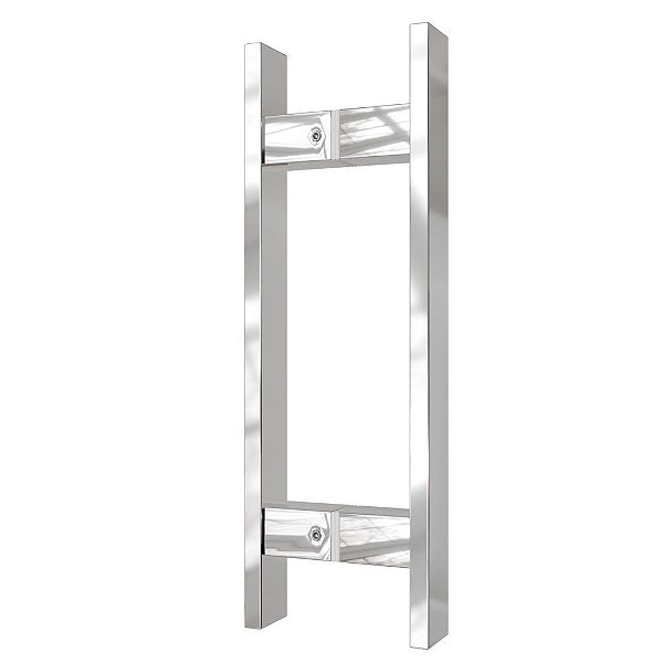 Puxador Para Portas Duplo DF933 300MM Inox 202 Escovado- Italyline