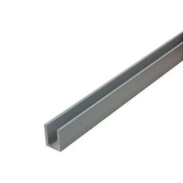 Trilho de Alumínio 12mm 6mt Inferior RM-136 Rometal