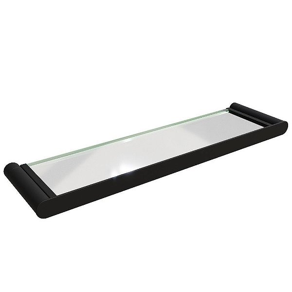 Porta Shampoo Solano Inox Black Italy Line