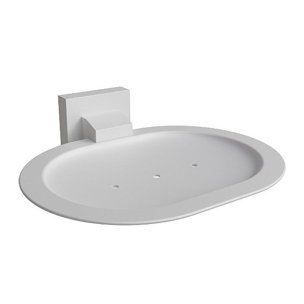 Porta Sabonete Eterna White Italy line