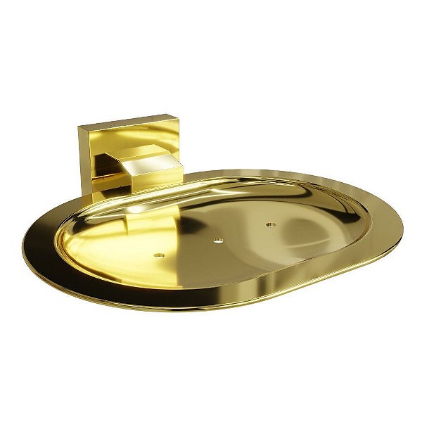 Porta Sabonete Eterna Gold Italy Line