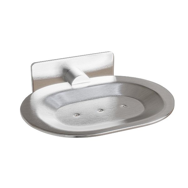 Porta Sabonete Aço Inox Escovado Italy Line Delia
