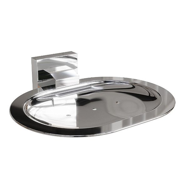 Porta Sabonete Eterna Inox Polido Italy Line