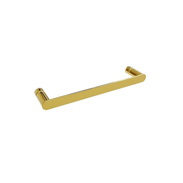 Porta Toalha Solano 300mm Inox Gold Italy Line