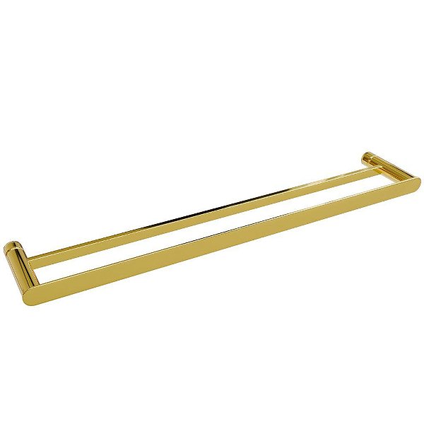 Porta Toalha Solano 600mm Inox Gold Italy Line