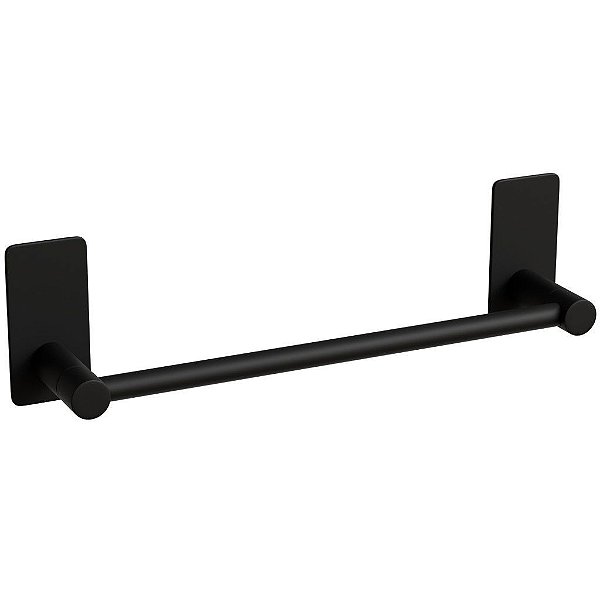 Porta Toalha Delia 300 mm Aço Inox Black Italy Line