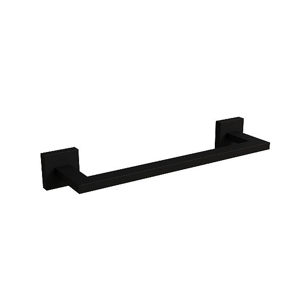 Porta Toalha Eterna 300mm Black Italy Line
