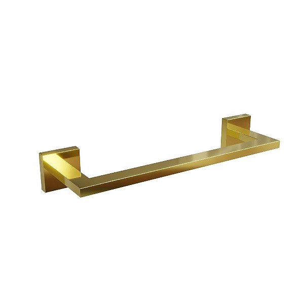 Porta Toalha Eterna 300mm Gold Italy Line