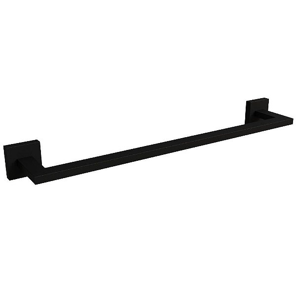 Porta Toalha Eterna 450mm Black Italy Line