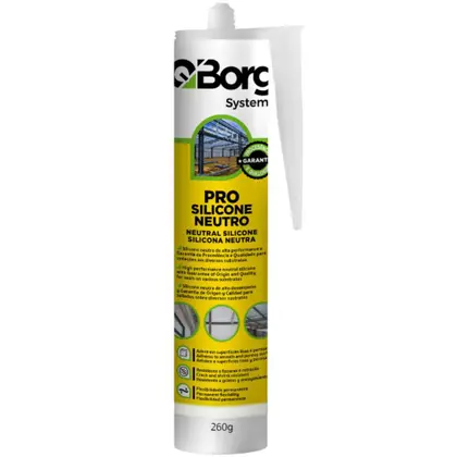 SILICONE NEUTRO Q BORG TRANSPARENTE
