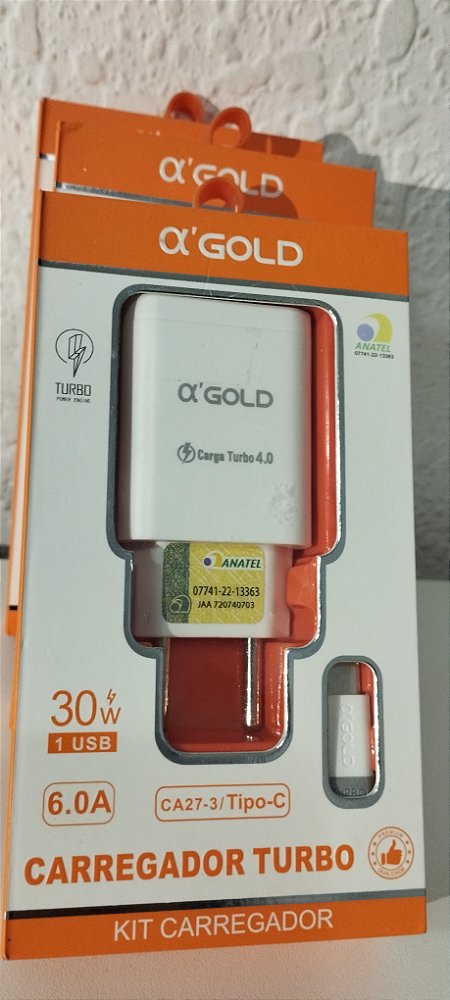 CARREGADOR COMPLETO TIPO C