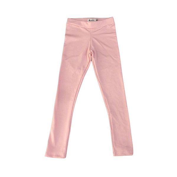 Legging Flanelada Rosa Bebe