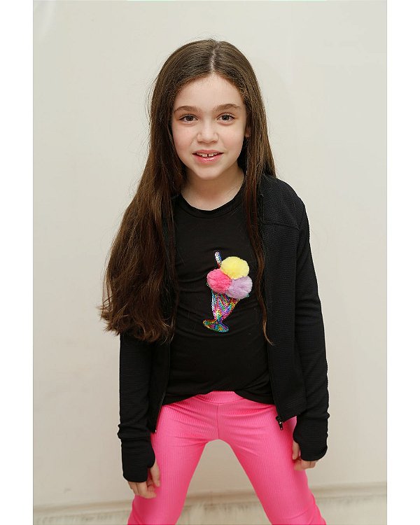 Casaco Esportivo Preto