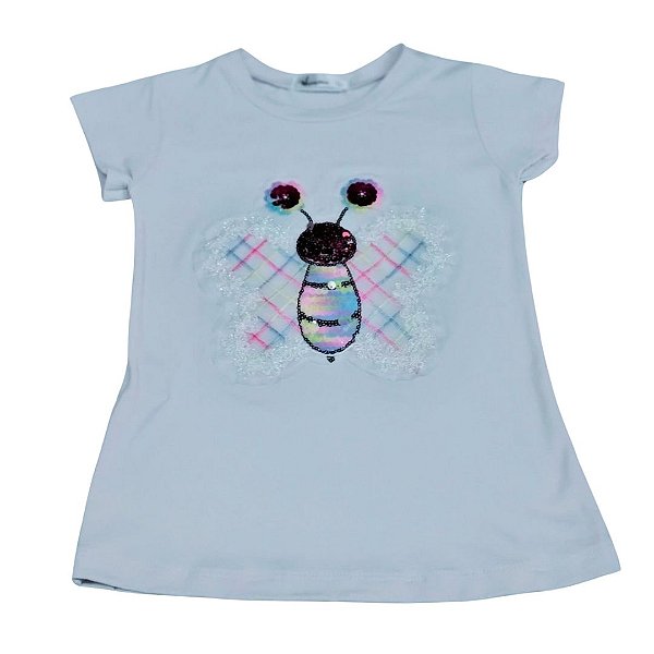 Camiseta Borboleta Pink