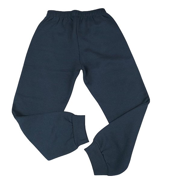 Calça Jogger Moletom Flanelado Marinho