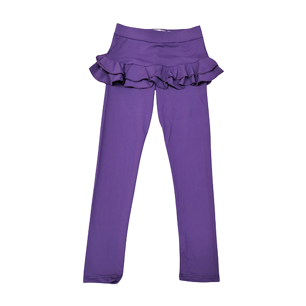 Legging Com Saia Roxa