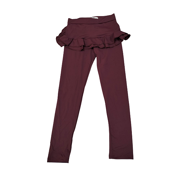 Legging Com Saia Vinho