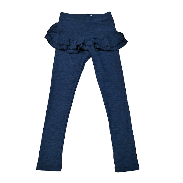 Legging Com Saia Marinho Rajado