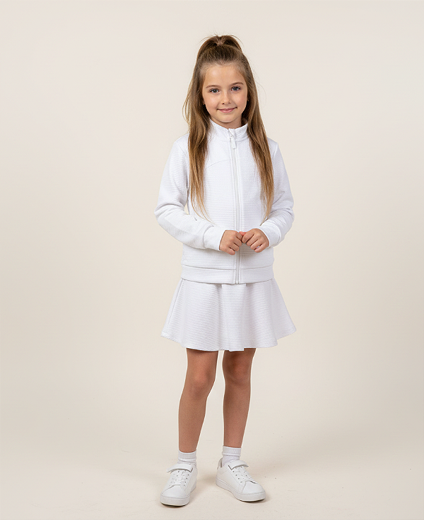 Conjunto Beach Tenis Branco Textura